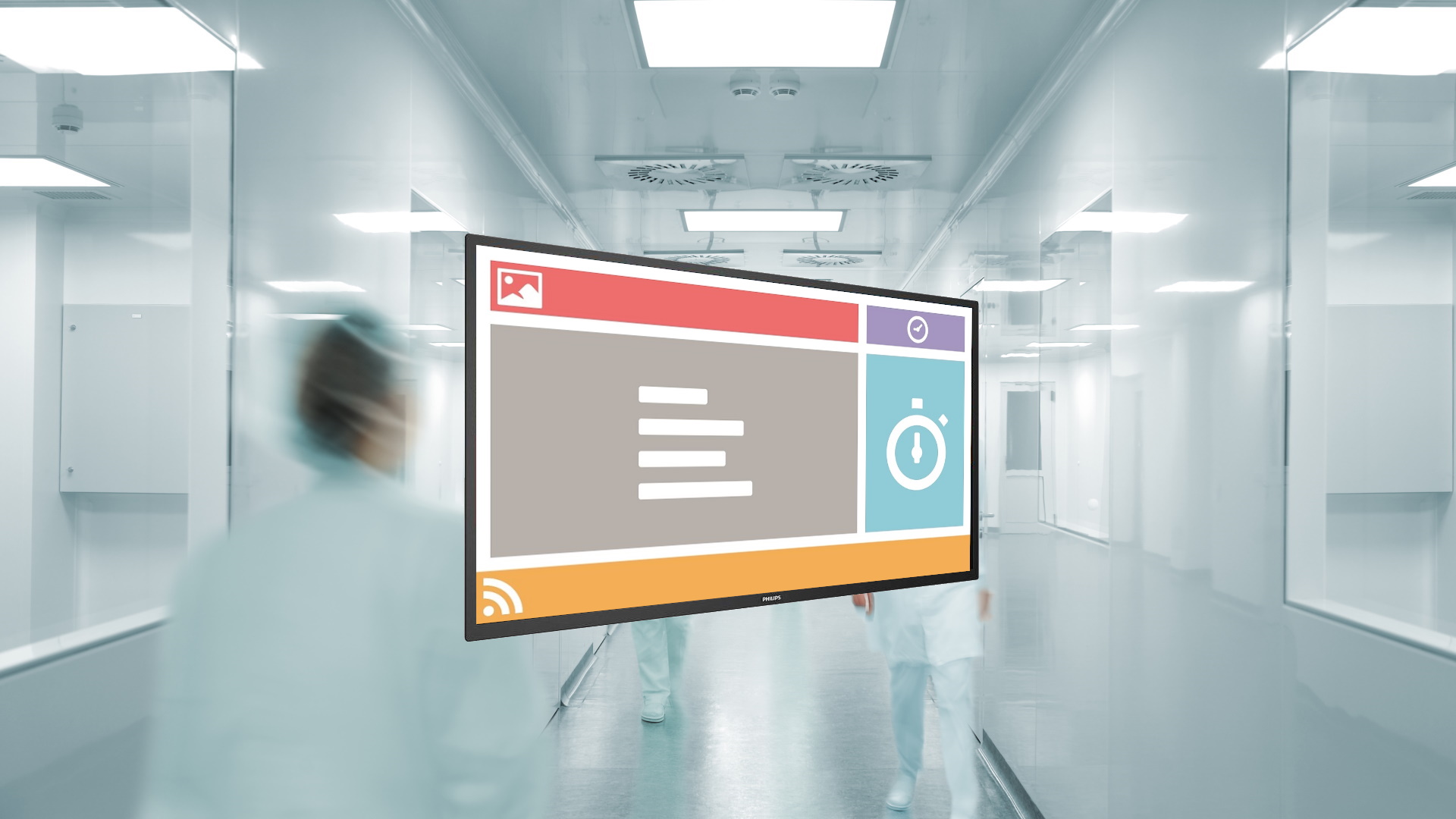 Opensignage for healthcare and hospital