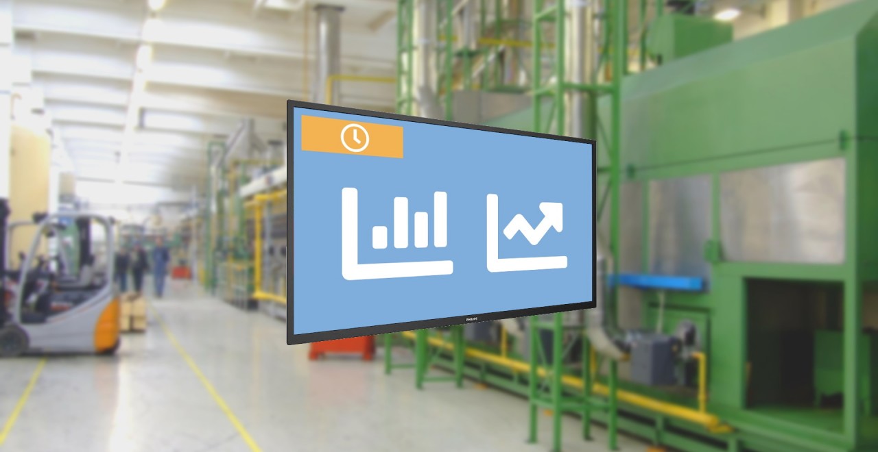 Narrowcasting in de industrie en productie