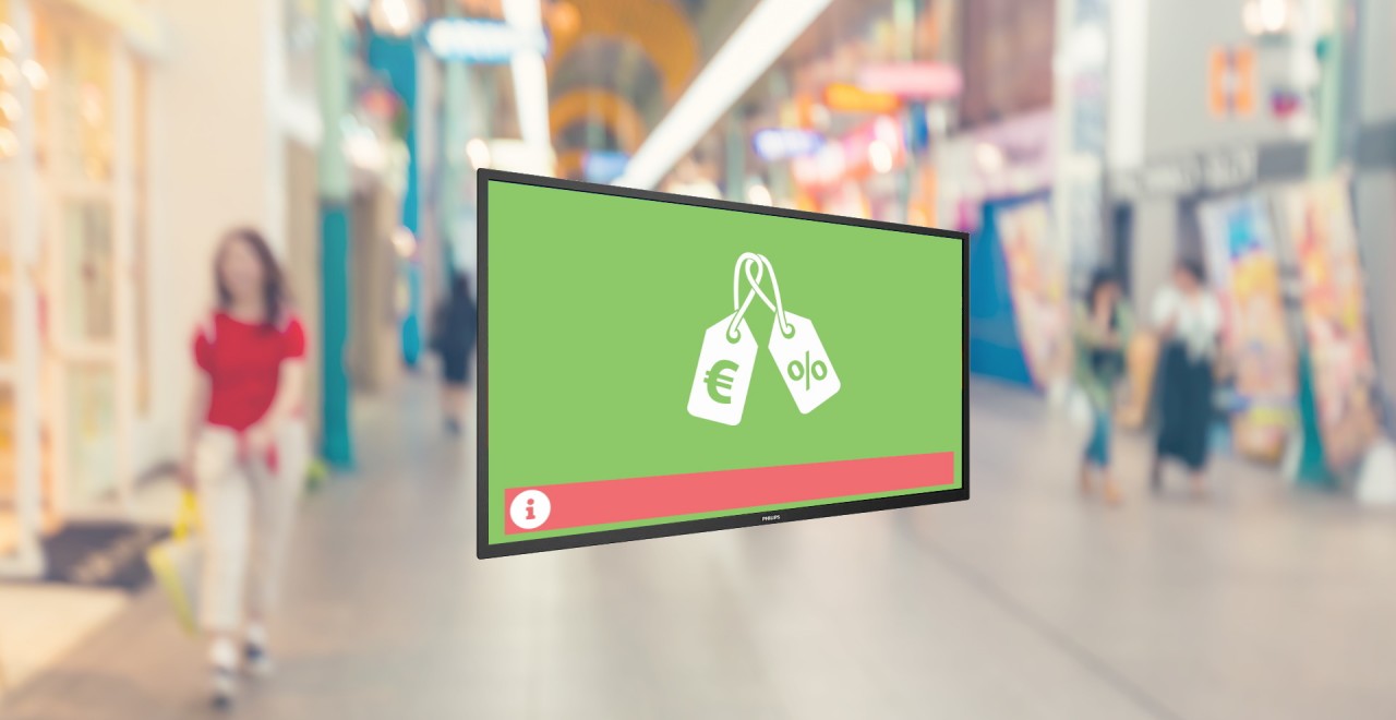 Narrowcasting in de retailbranche voor winkels
