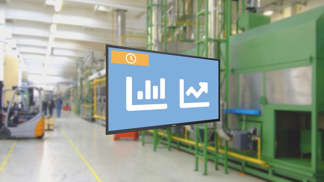 Narrowcasting in de industrie en productie