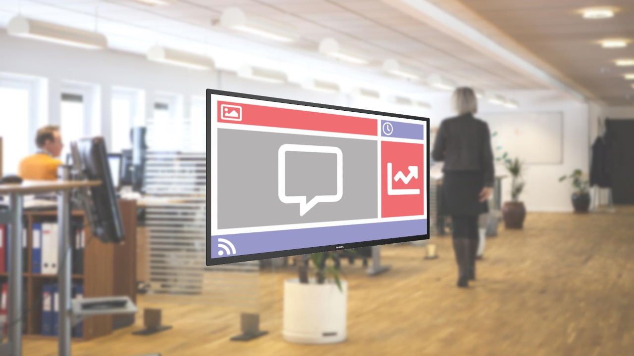 Narrowcasting voor interne communicatie